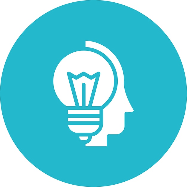 Ilustración del icono vectorial de Ideas del conjunto de iconos de Back to School