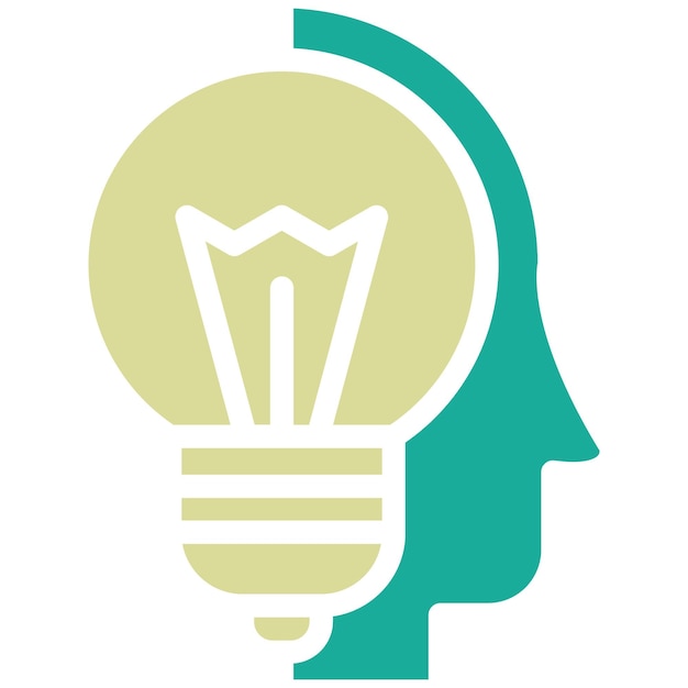 Ilustración del icono vectorial de Ideas del conjunto de iconos de Back to School