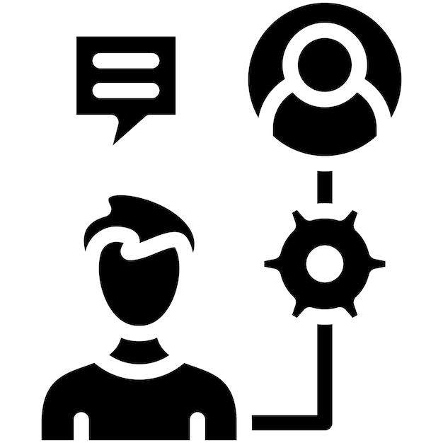 Ilustración del icono vectorial de incorporación del conjunto de iconos de formación empresarial