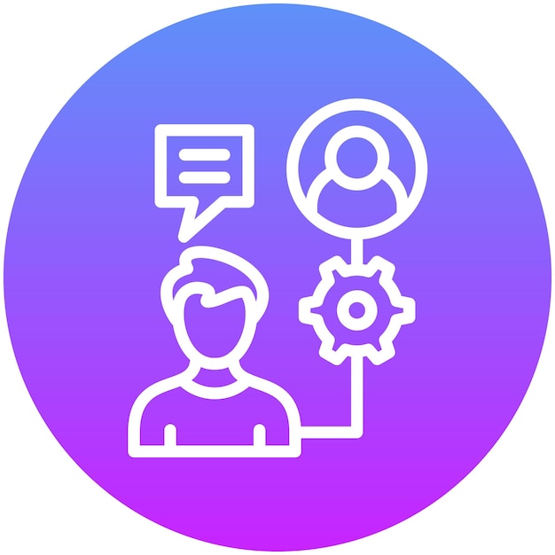 Ilustración del icono vectorial de incorporación del conjunto de iconos de formación empresarial