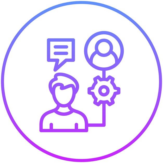 Ilustración del icono vectorial de incorporación del conjunto de iconos de formación empresarial