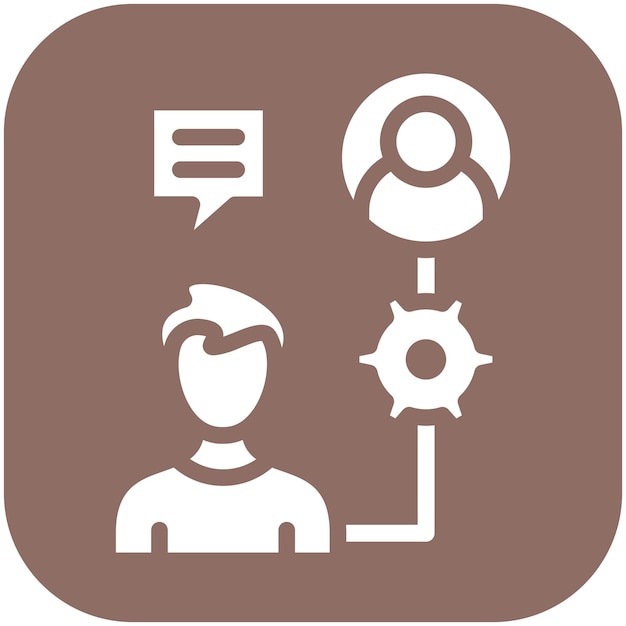 Ilustración del icono vectorial de incorporación del conjunto de iconos de formación empresarial