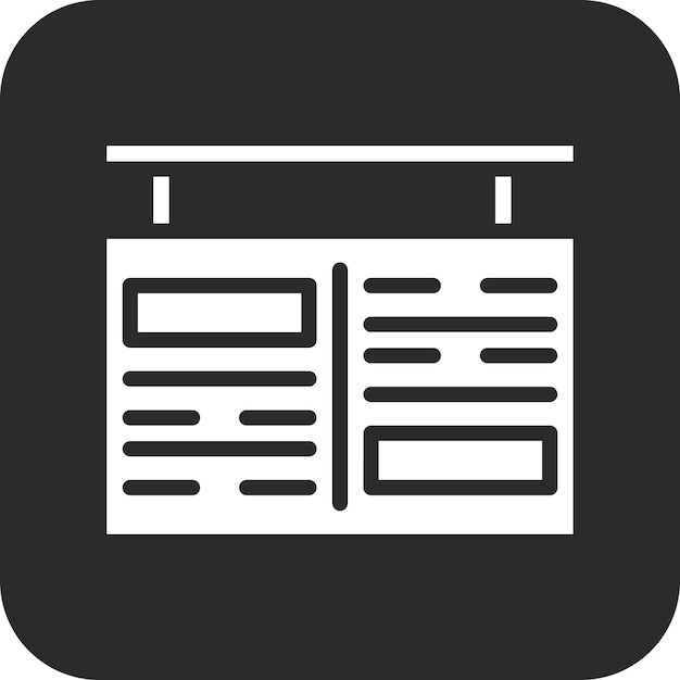 Ilustración del icono vectorial de información de vuelo del conjunto de iconos de aviación