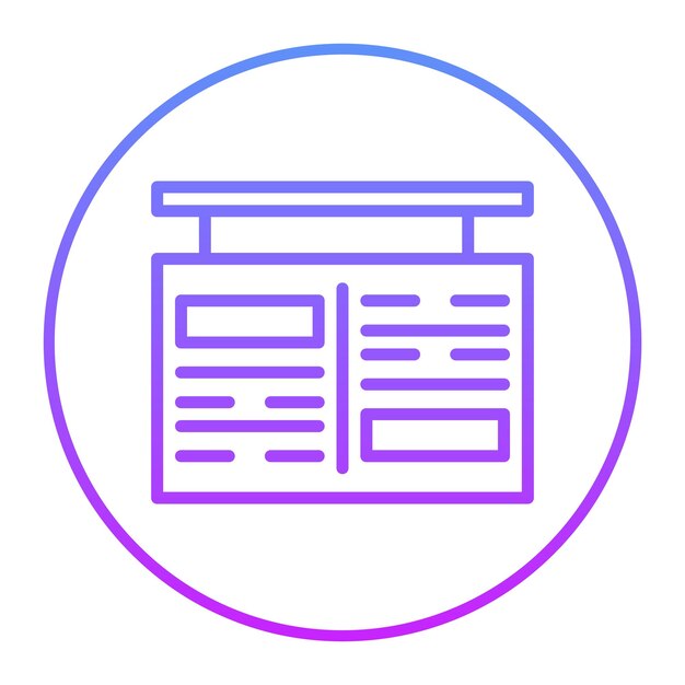 Ilustración del icono vectorial de información de vuelo del conjunto de iconos de aviación