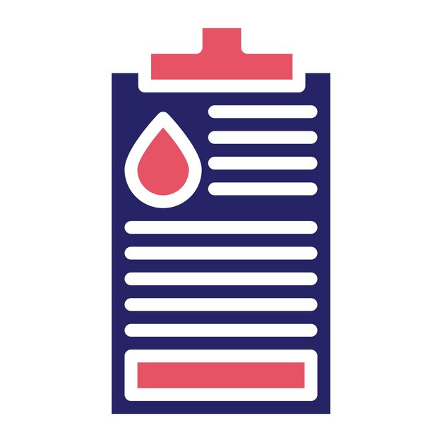 Ilustración del icono vectorial del Informe de Datos de Petróleo del conjunto de iconos de la Industria de la Petróleo