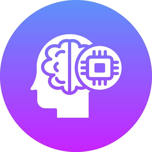 Ilustración del icono vectorial de ingeniería neuronal del conjunto de iconos de análisis de datos