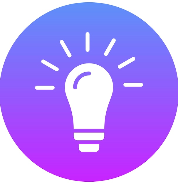 Ilustración del icono vectorial de innovación del conjunto de iconos de Business Analytics
