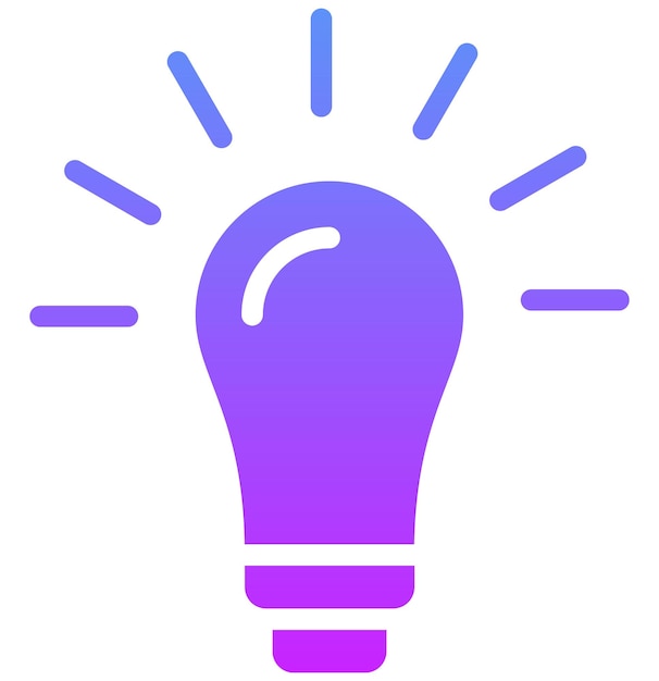 Ilustración del icono vectorial de innovación del conjunto de iconos de Business Analytics