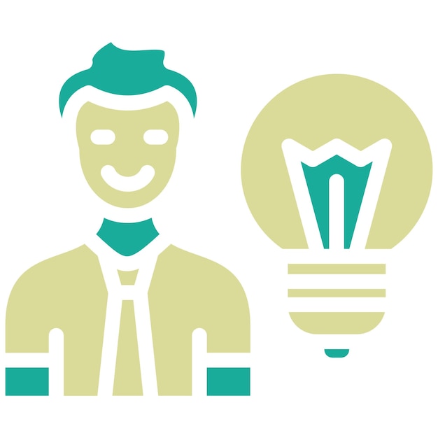 Ilustración del icono vectorial de Insight del conjunto de iconos de Back to School
