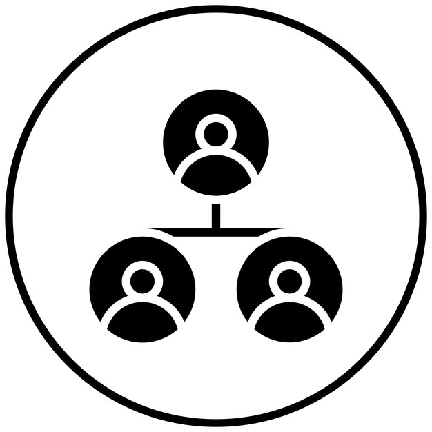 Ilustración del icono vectorial de intercambio de contenido del conjunto de iconos de marketing digital