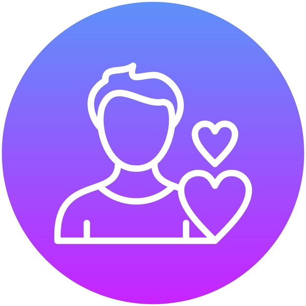 Ilustración del icono vectorial de interés del conjunto de iconos de estilos de vida