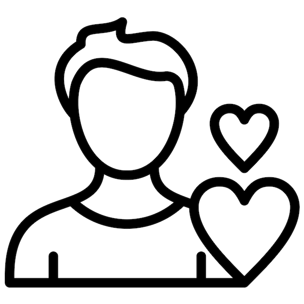 Ilustración del icono vectorial de interés del conjunto de iconos de estilos de vida