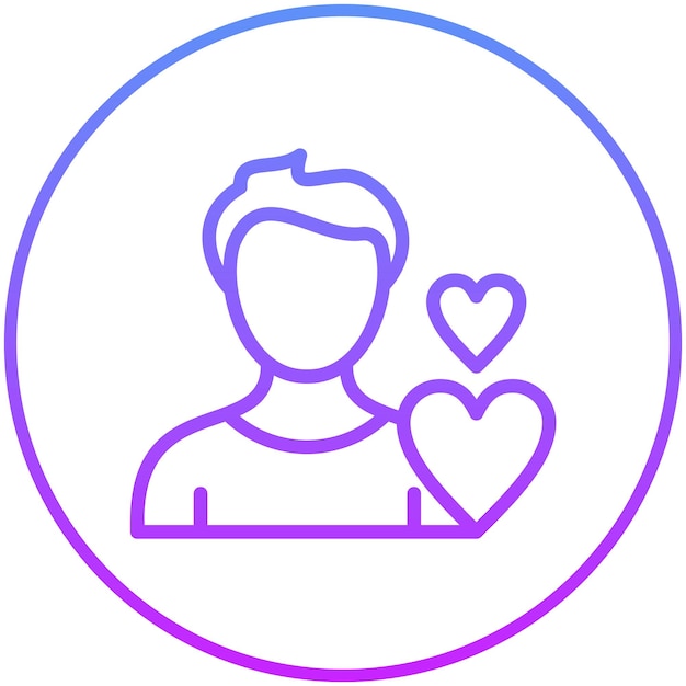 Ilustración del icono vectorial de interés del conjunto de iconos de estilos de vida