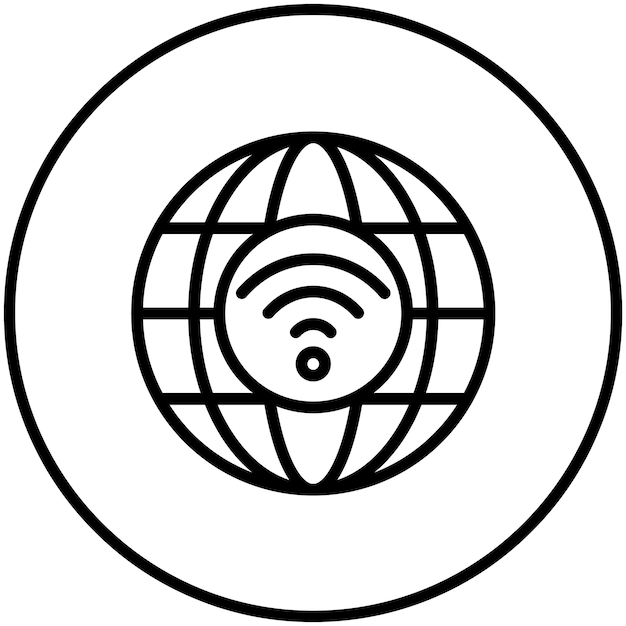 Ilustración de icono vectorial de Internet de Seo y conjunto de iconos web