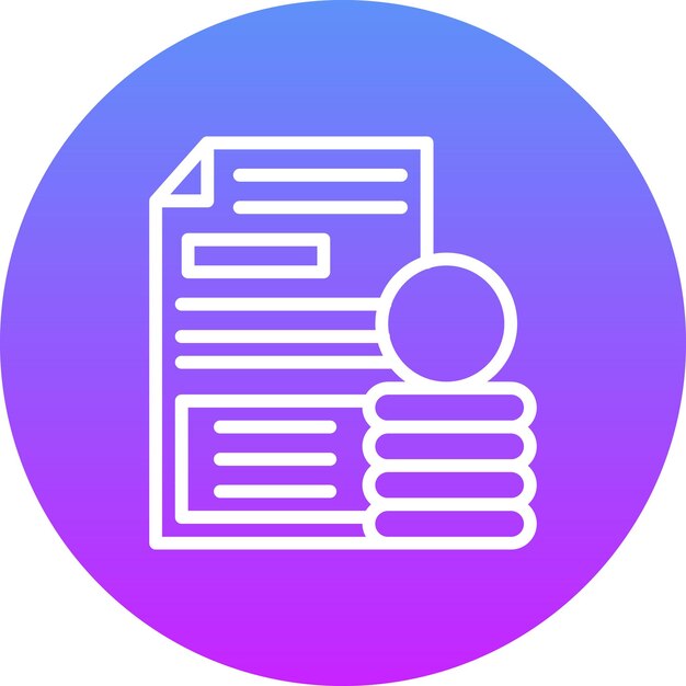 Ilustración del icono vectorial de inversión del conjunto de iconos de inicio de negocio