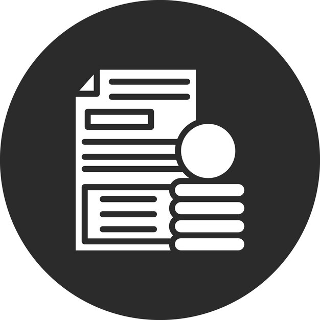 Ilustración del icono vectorial de inversión del conjunto de iconos de inicio de negocio