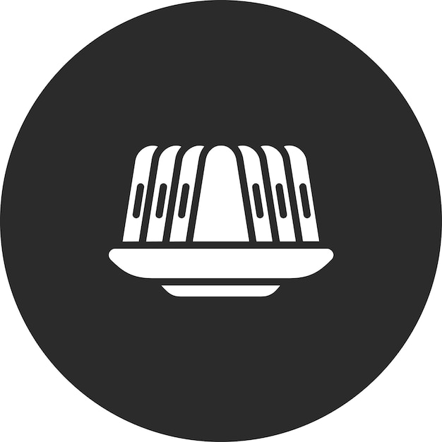 Ilustración del icono vectorial de jalea del conjunto de iconos de dulces y caramelos