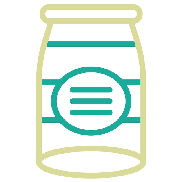 Ilustración del icono vectorial de Jam del conjunto de iconos de otoño