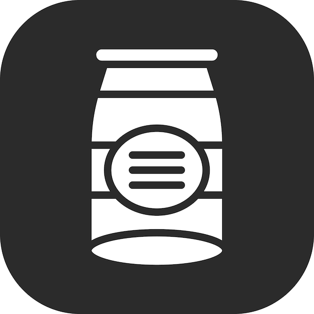 Ilustración del icono vectorial de Jam del conjunto de iconos de otoño