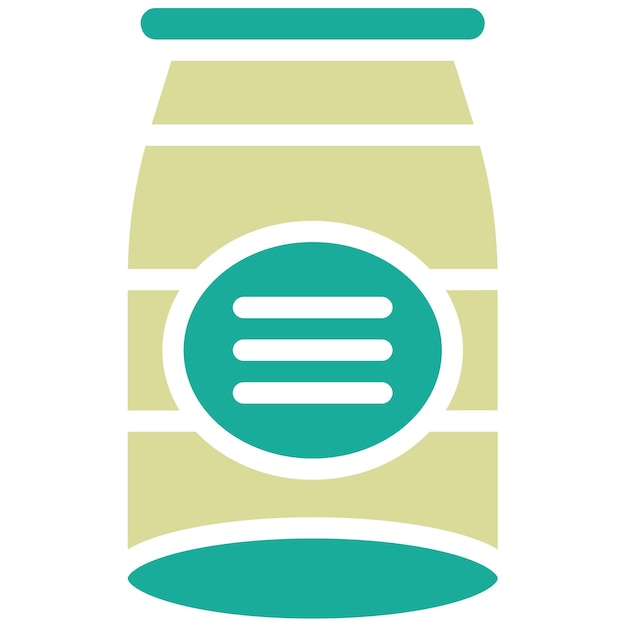 Ilustración del icono vectorial de Jam del conjunto de iconos de otoño