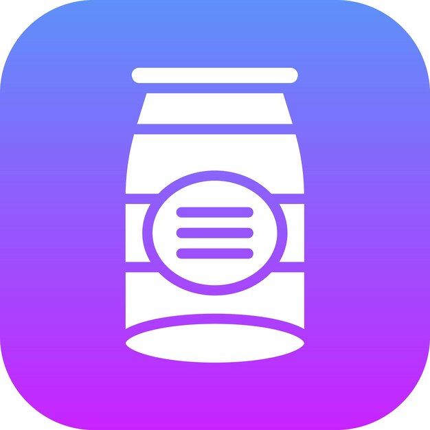 Ilustración del icono vectorial de Jam del conjunto de iconos de otoño