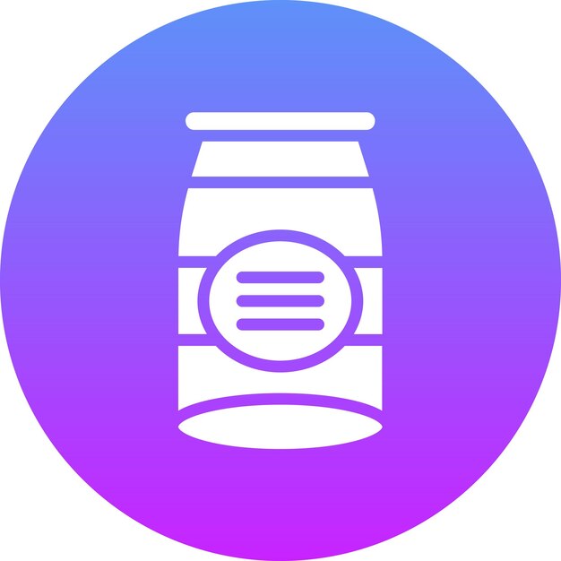 Ilustración del icono vectorial de Jam del conjunto de iconos de otoño