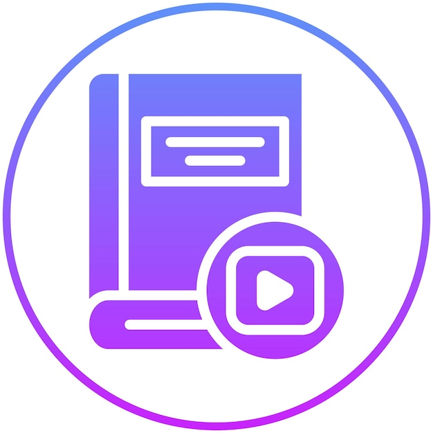 Ilustración de icono vectorial de juego del conjunto de iconos de literatura