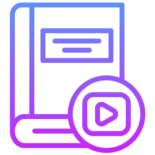 Ilustración de icono vectorial de juego del conjunto de iconos de literatura