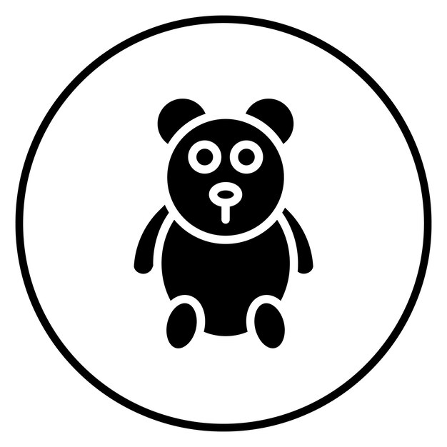 Ilustración de icono vectorial de juguete del conjunto de iconos del jardín de infantes
