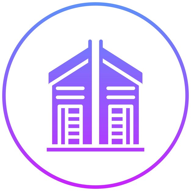 Ilustración del icono vectorial de Jumeirah del conjunto de iconos de Dubai