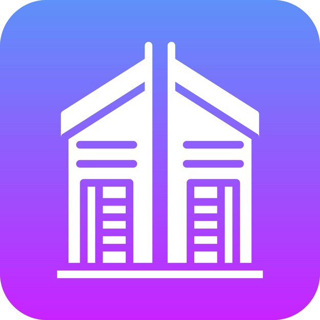 Ilustración del icono vectorial de Jumeirah del conjunto de iconos de Dubai