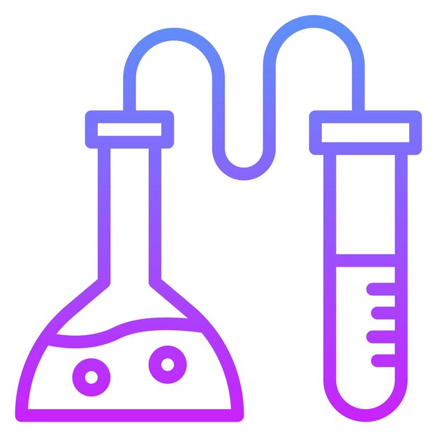 Vector ilustración de icono vectorial de laboratorio médico del conjunto de iconos de investigación y ciencia