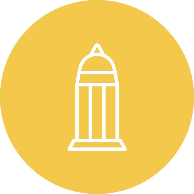 Ilustración de icono vectorial de lámpara árabe del conjunto de iconos de Ramadán