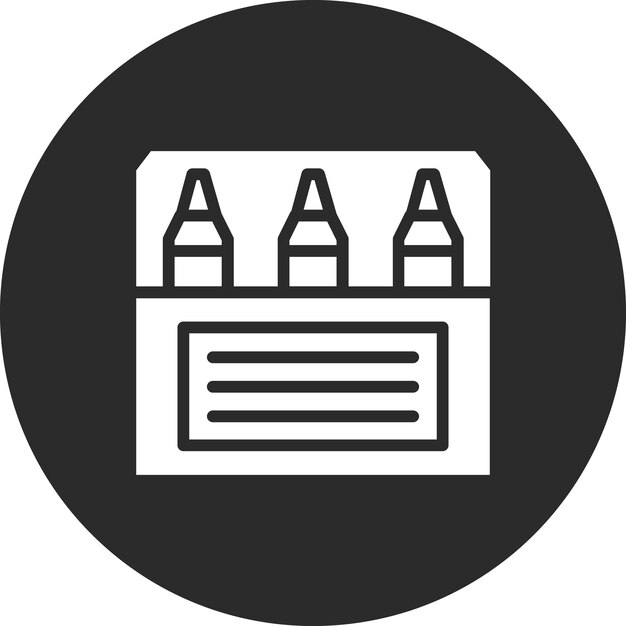 Ilustración del icono vectorial de lápices de colores del conjunto de iconos del jardín de infantes