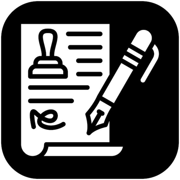 Ilustración del icono vectorial de la ley corporativa del conjunto de iconos de la legislación de la ley
