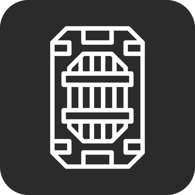 Ilustración del icono vectorial de Life Raft del conjunto de iconos de Inmigración