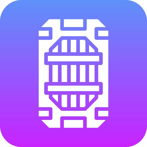 Ilustración del icono vectorial de Life Raft del conjunto de iconos de Inmigración