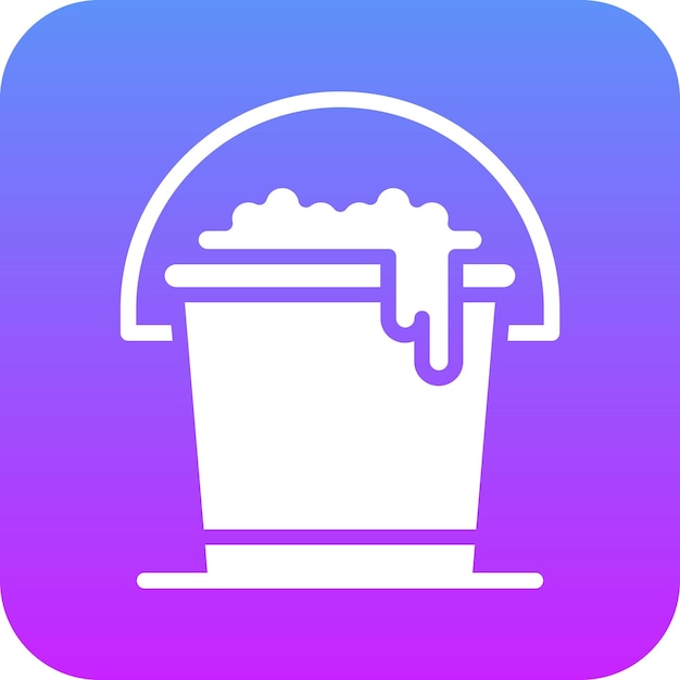 Ilustración de icono vectorial de limpieza del conjunto de iconos de vida familiar