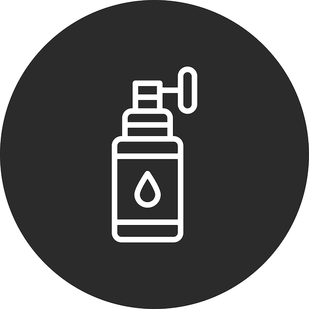 Ilustración del icono vectorial de limpieza facial del conjunto de iconos de cosméticos