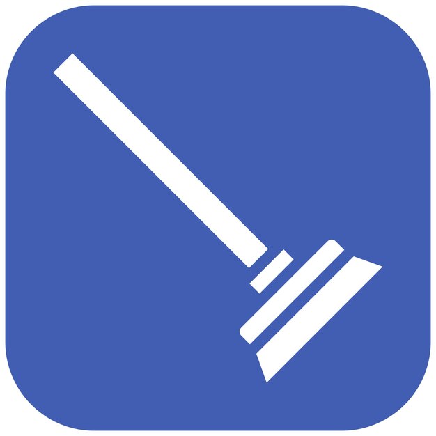 Ilustración del icono vectorial de limpieza y limpieza de polvo