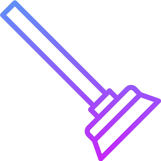 Ilustración del icono vectorial de limpieza y limpieza de polvo