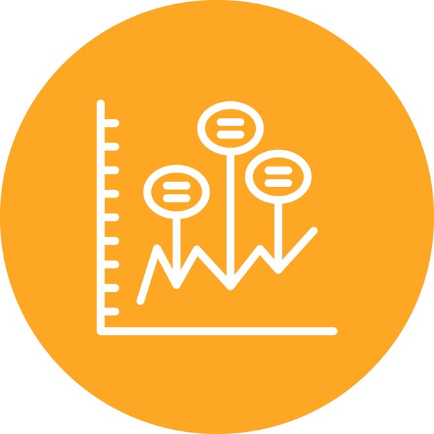 Ilustración del icono vectorial de la línea de tiempo infográfica del conjunto de iconos infográficos