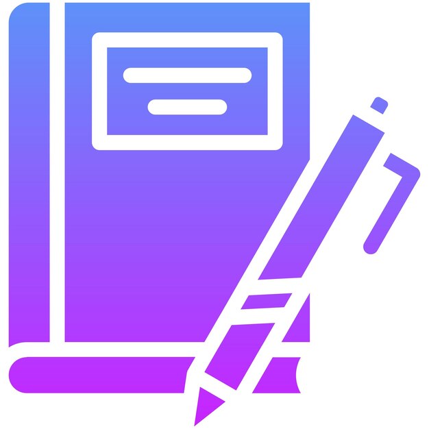Ilustración del icono vectorial de la literatura del conjunto de iconos de la literatura