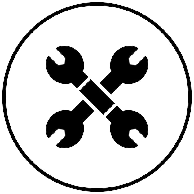 Ilustración del icono vectorial de la llave del conjunto de iconos de Homeware