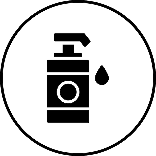 Ilustración del icono vectorial de la loción del conjunto de iconos de verano