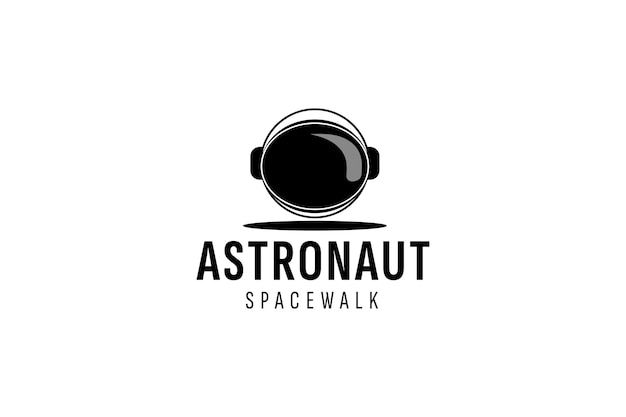 Ilustración del icono vectorial del logotipo del astronauta