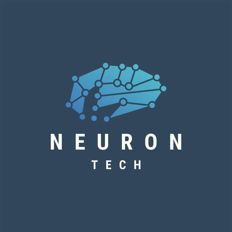 Vector ilustración del icono vectorial del logotipo de la neurona