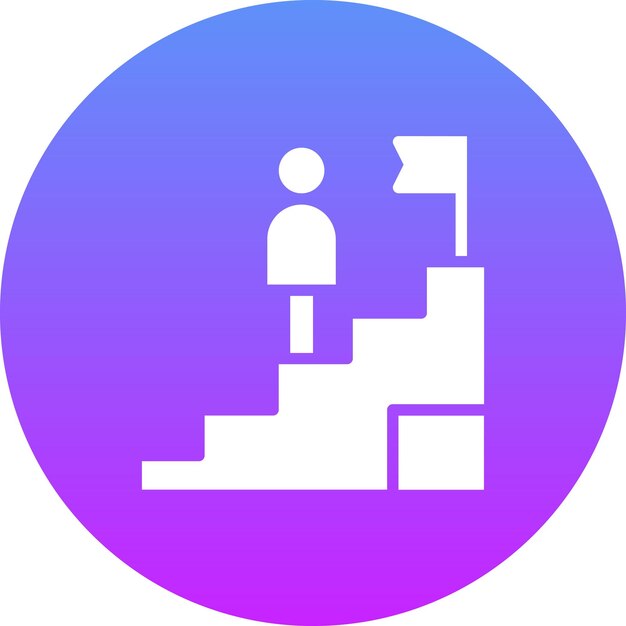 Ilustración del icono vectorial de logros del conjunto de iconos de inicio de negocio