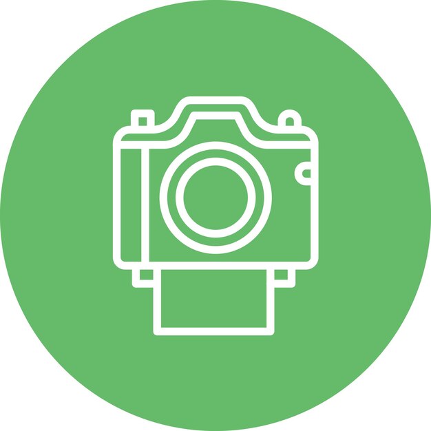 Ilustración del icono vectorial de Lomografía del conjunto de iconos de fotografía