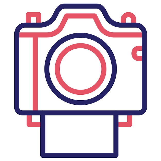 Ilustración del icono vectorial de Lomografía del conjunto de iconos de fotografía
